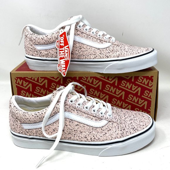 🌹 Sale 🌹 VANS Old Skool Boucle Pink Women’s Size 8 9 Sneakers VN0A38G118B - Picture 14 of 16